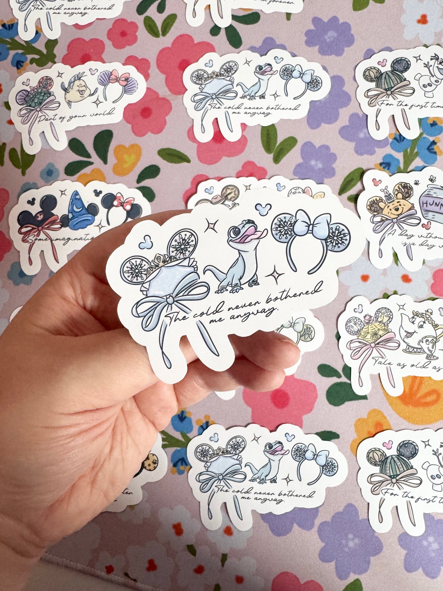 Let It Go Magical Vinyl Sticker