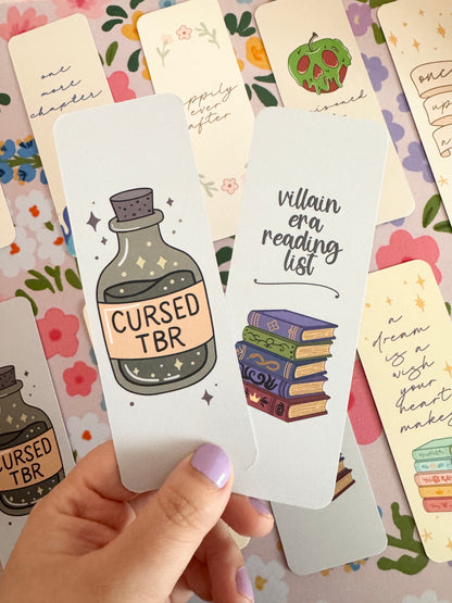 Cursed TBR Bookmark
