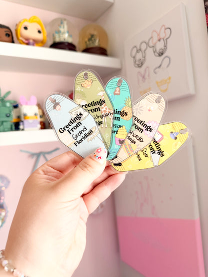 Greetings From Resort Motel Keychains