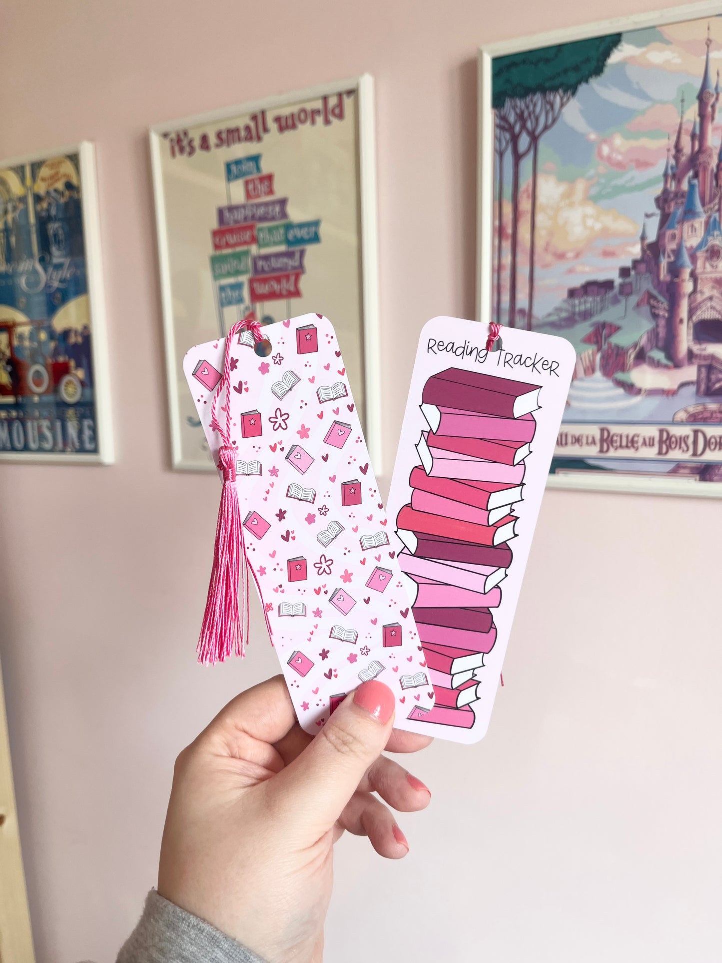 Romance Book Club Reading Tracker Bookmark