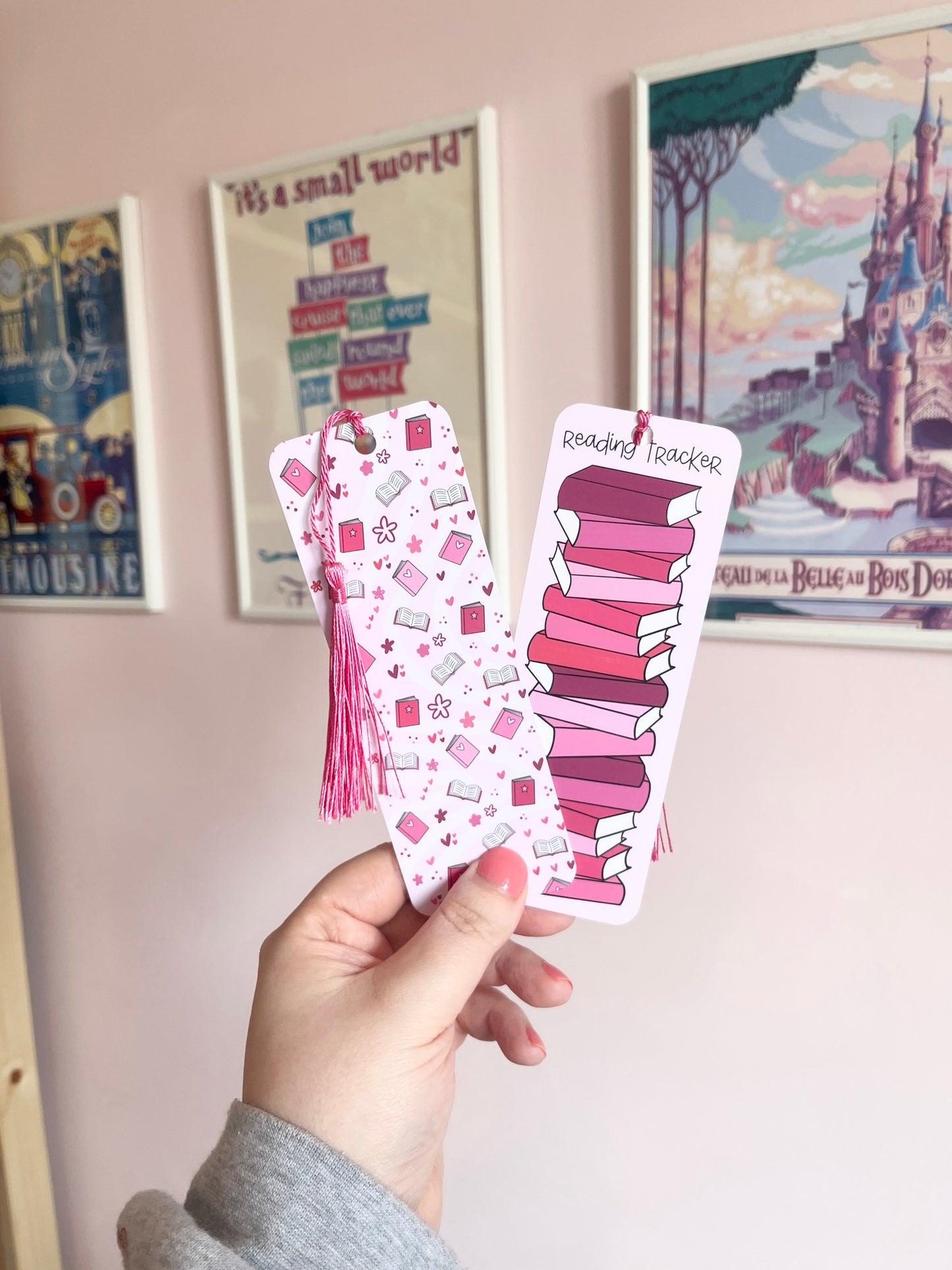 Romance Book Club Reading Tracker Bookmark