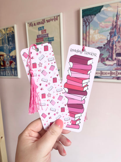 Romance Book Club Reading Tracker Bookmark