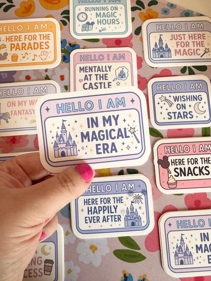 Hello I Am In My Magical Era Vinyl Sticker