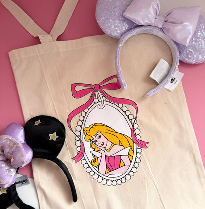 Sleeping Princess Tote Bag
