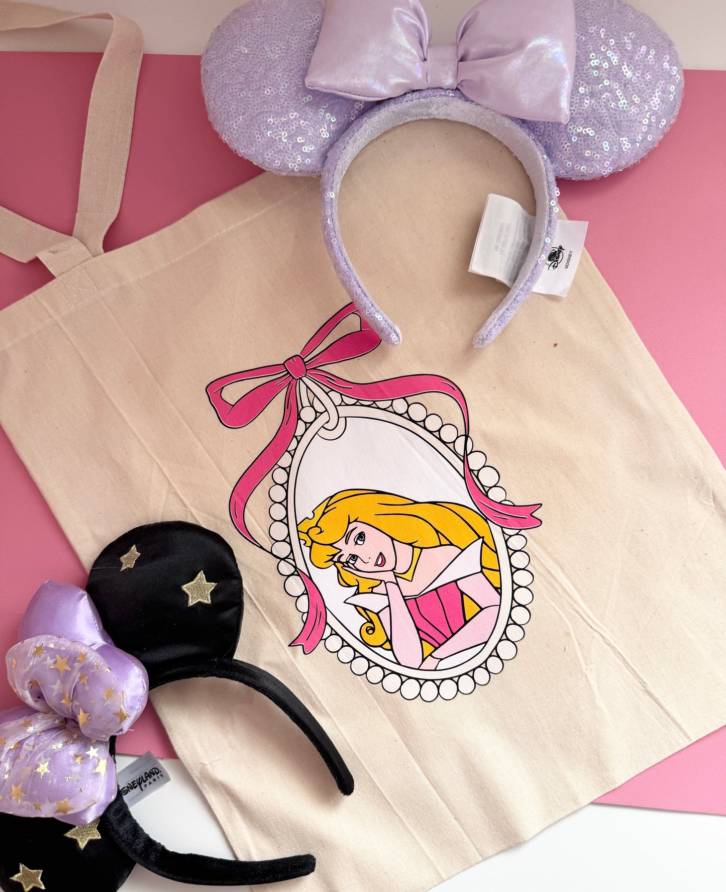 Sleeping Princess Tote Bag