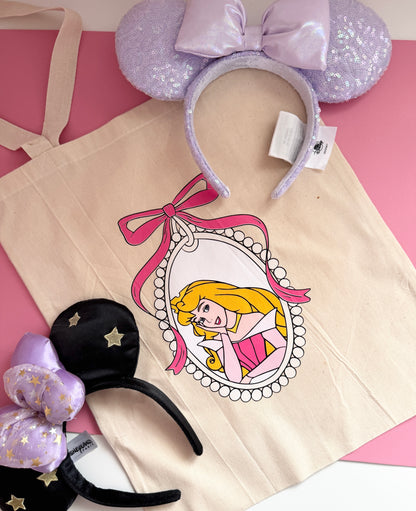 Sleeping Princess Tote Bag