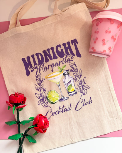 Margaritas Cocktail Club Tote Bag