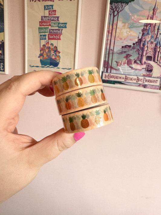 15mm Pineapples Washi Tape