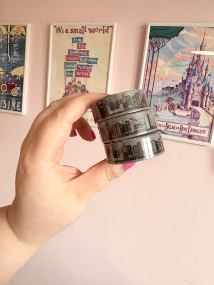 15mm Crime/Mystery Bookshelves Washi Tape