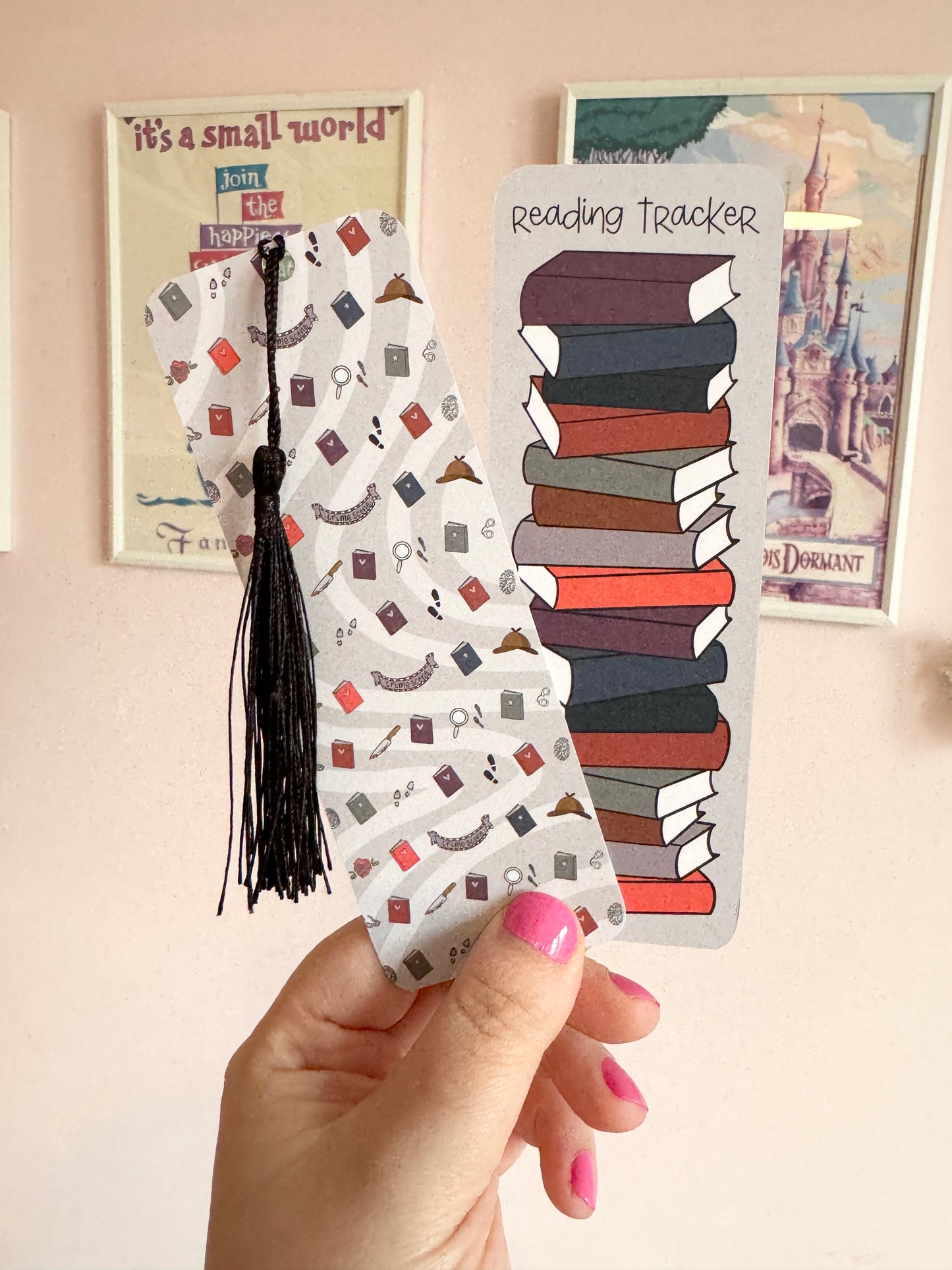 Crime/Mystery Book Club Reading Tracker Bookmark