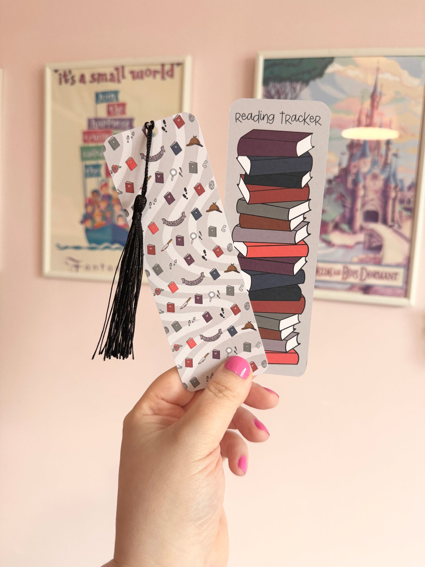 Crime/Mystery Book Club Reading Tracker Bookmark