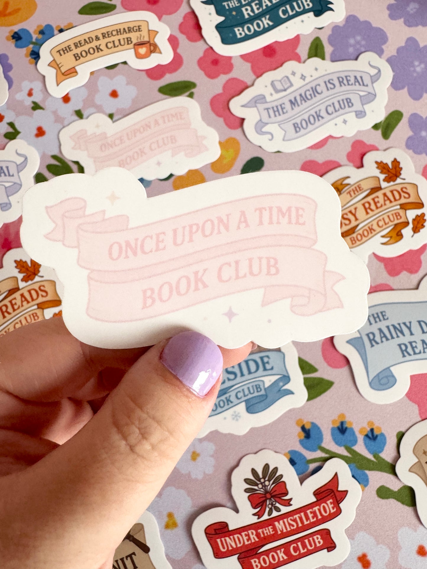 Once Upon A Time Book Club Clear Sticker