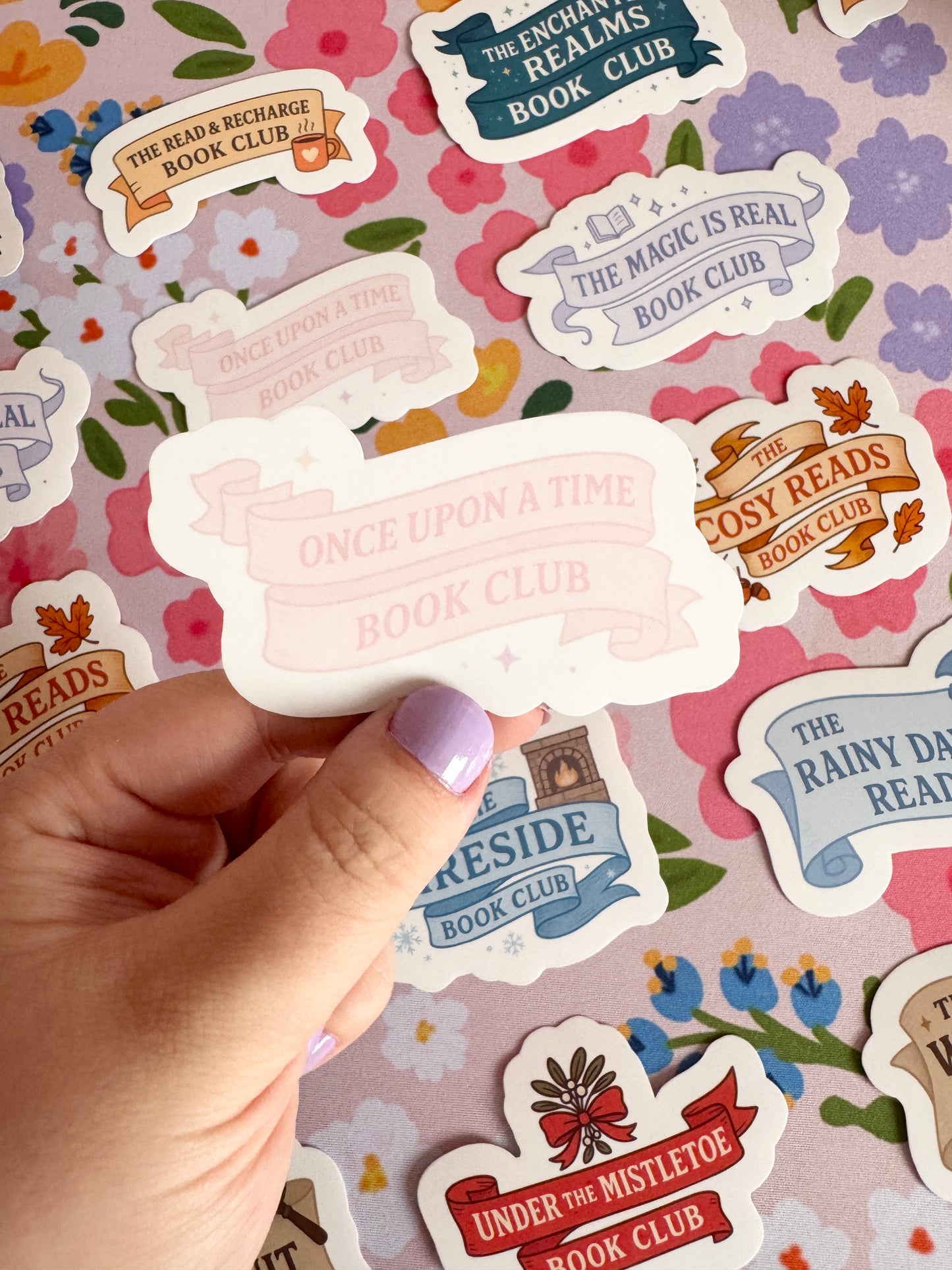 Once Upon A Time Book Club Clear Sticker