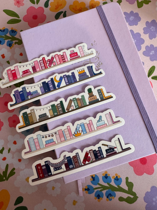 OG Bookshelves Clear Sticker Pack