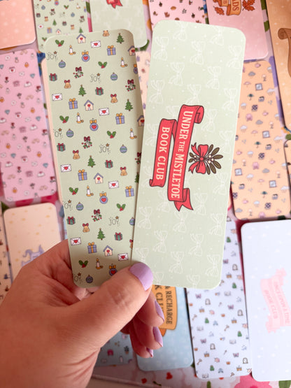 Under the Mistletoe Book Club Bookmark