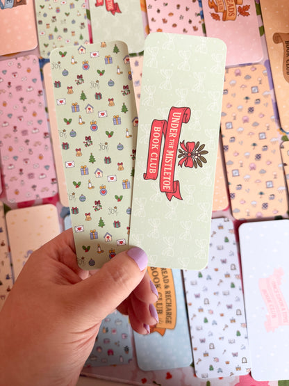 Under the Mistletoe Book Club Bookmark