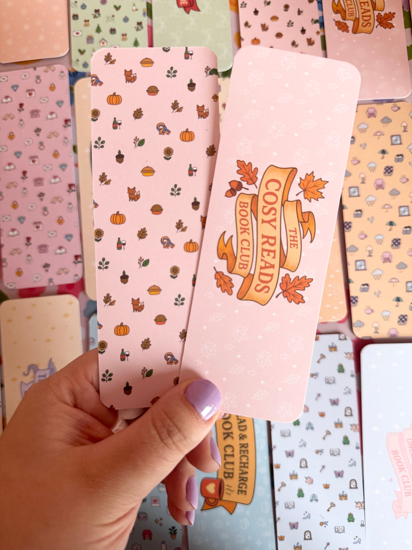 The Cosy Reads Book Club Bookmark