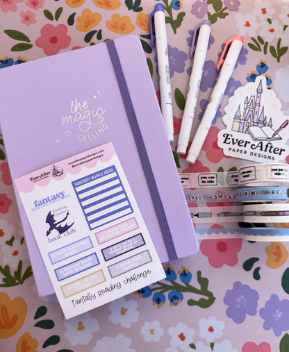 Fantasy Reading Challenge Sticker Sheet