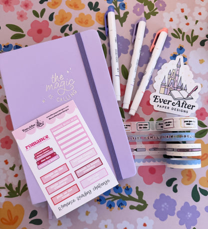 Romance Reading Challenge Sticker Sheet