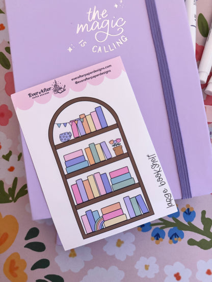 Large Bookshelf Sticker Sheet