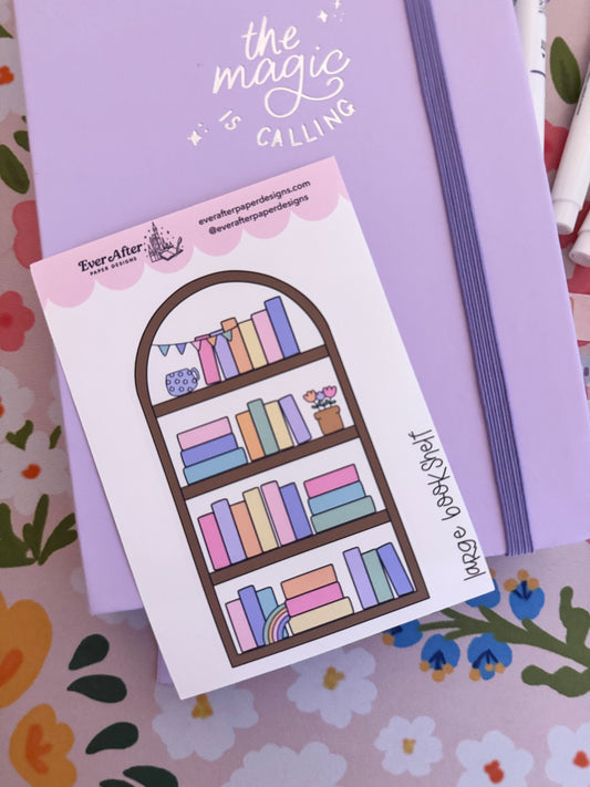 Large Bookshelf Sticker Sheet