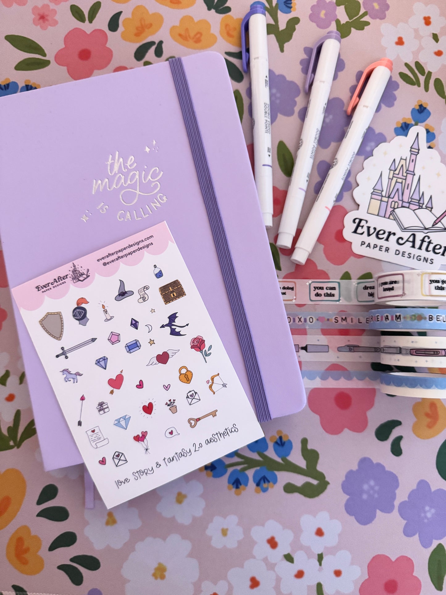 Love Story & Fantasy 2.0 Aesthetics Sticker Sheet