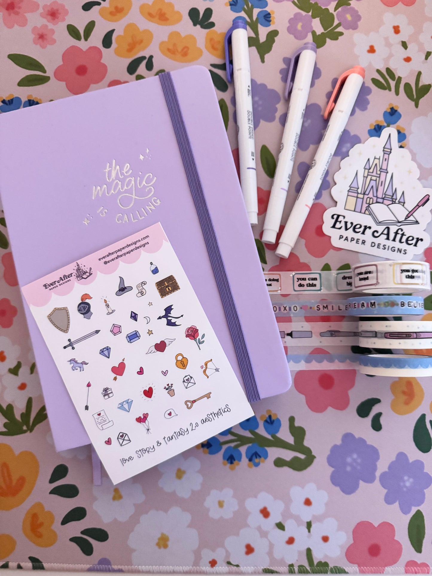 Love Story & Fantasy 2.0 Aesthetics Sticker Sheet