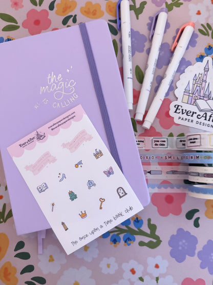 Once Upon A Time Book Club Sticker Sheet