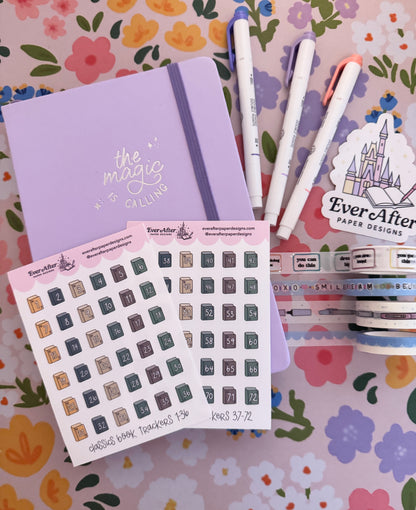 Classics Book Trackers Sticker Sheets