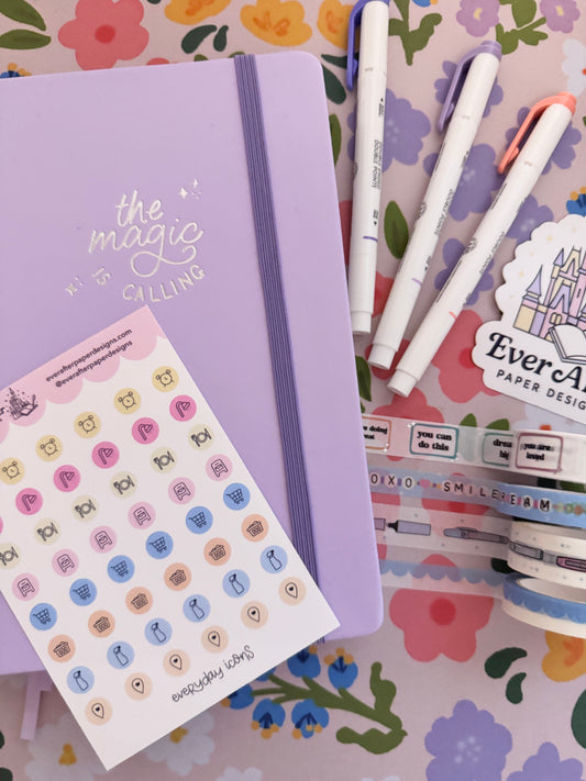 Everyday Icons Sticker Sheet