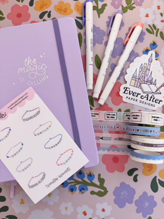 Friendship Bracelets Sticker Sheet