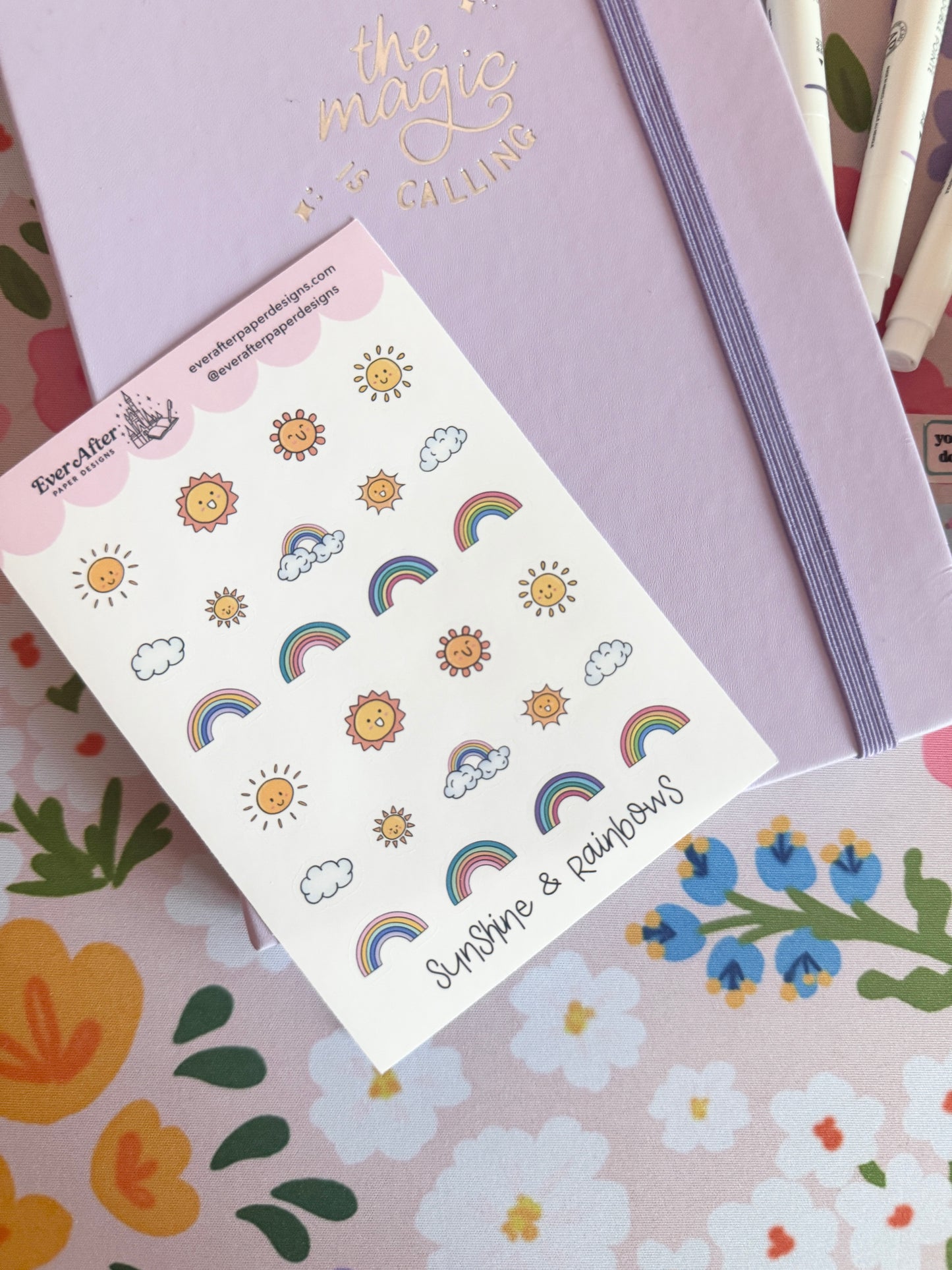 Sunshines & Rainbows Sticker Sheet