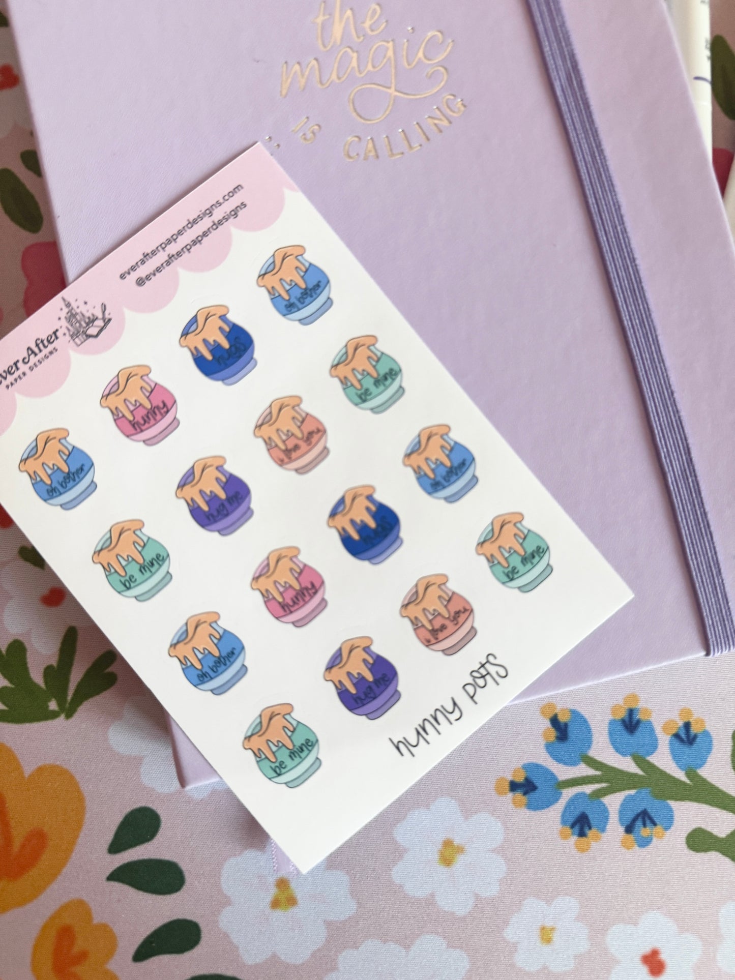 Hunny Pots Sticker Sheet