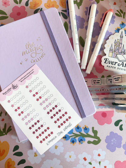 Romance Star Ratings Sticker Sheet