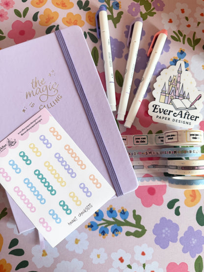 Heart Checklists Sticker Sheet