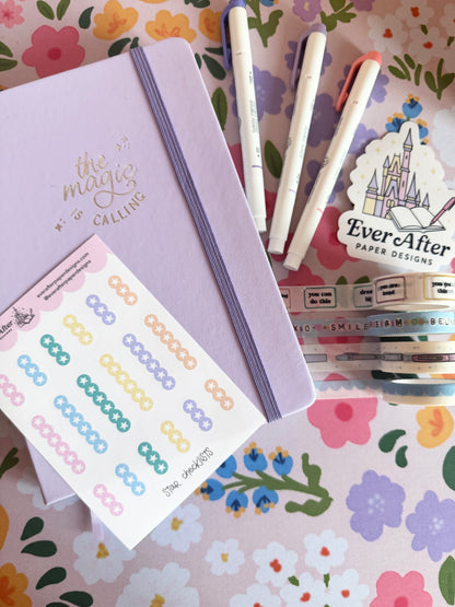 Star Checklists Sticker Sheet