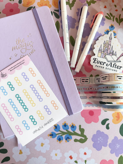 Colourful Checklists Sticker Sheet