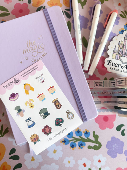 Into Wonderland Sticker Sheet