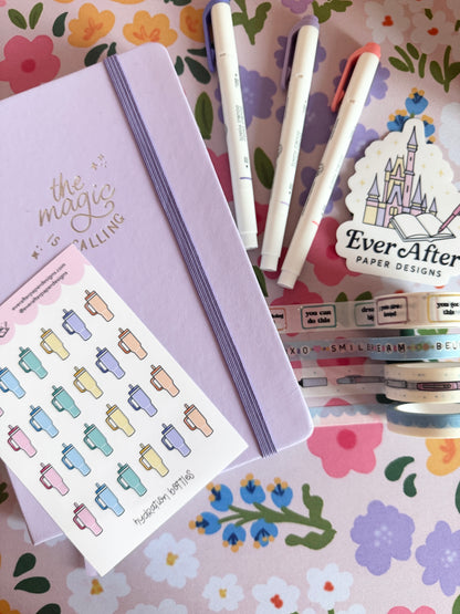 Hydration Bottles Sticker Sheet