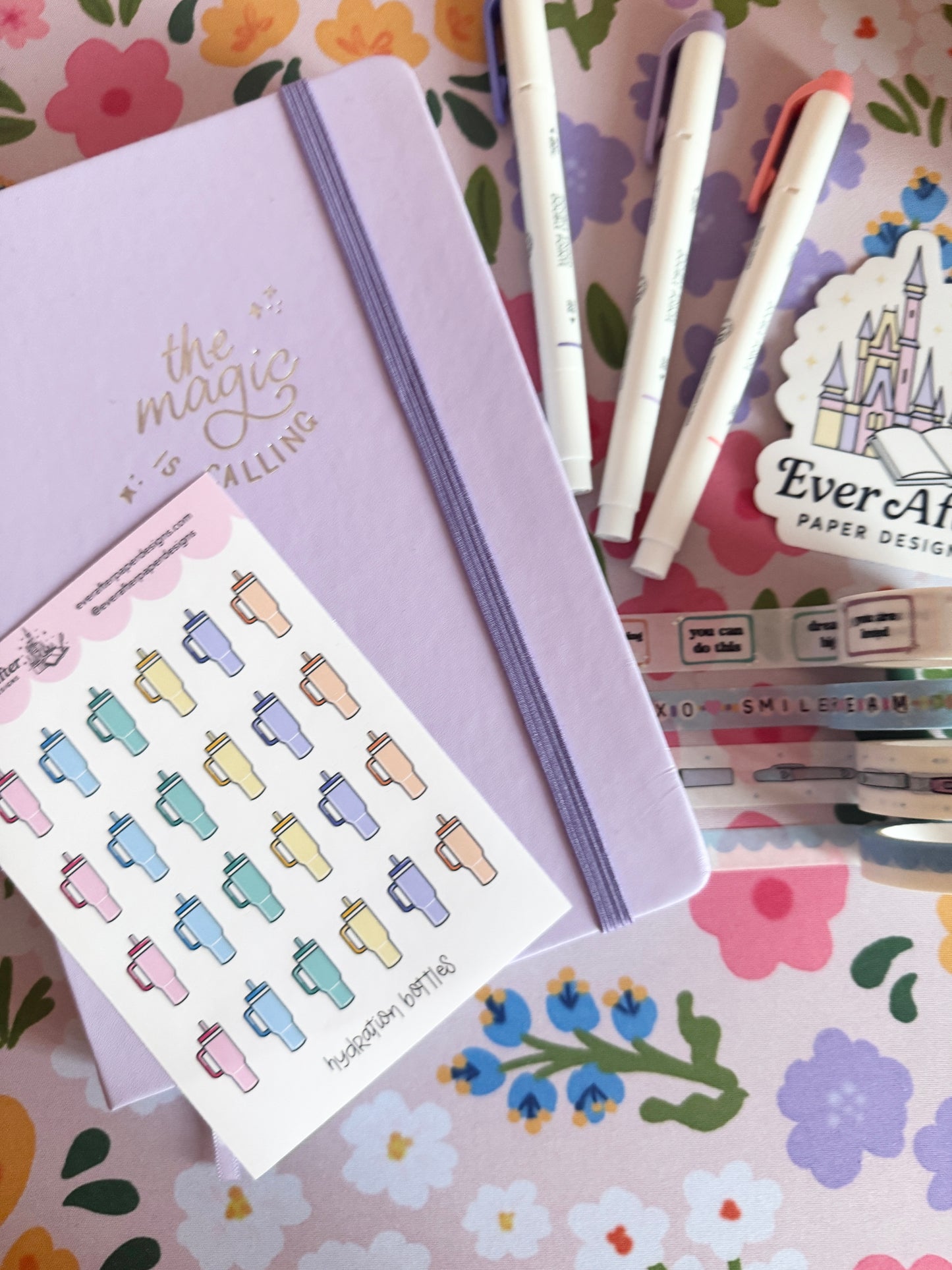 Hydration Bottles Sticker Sheet