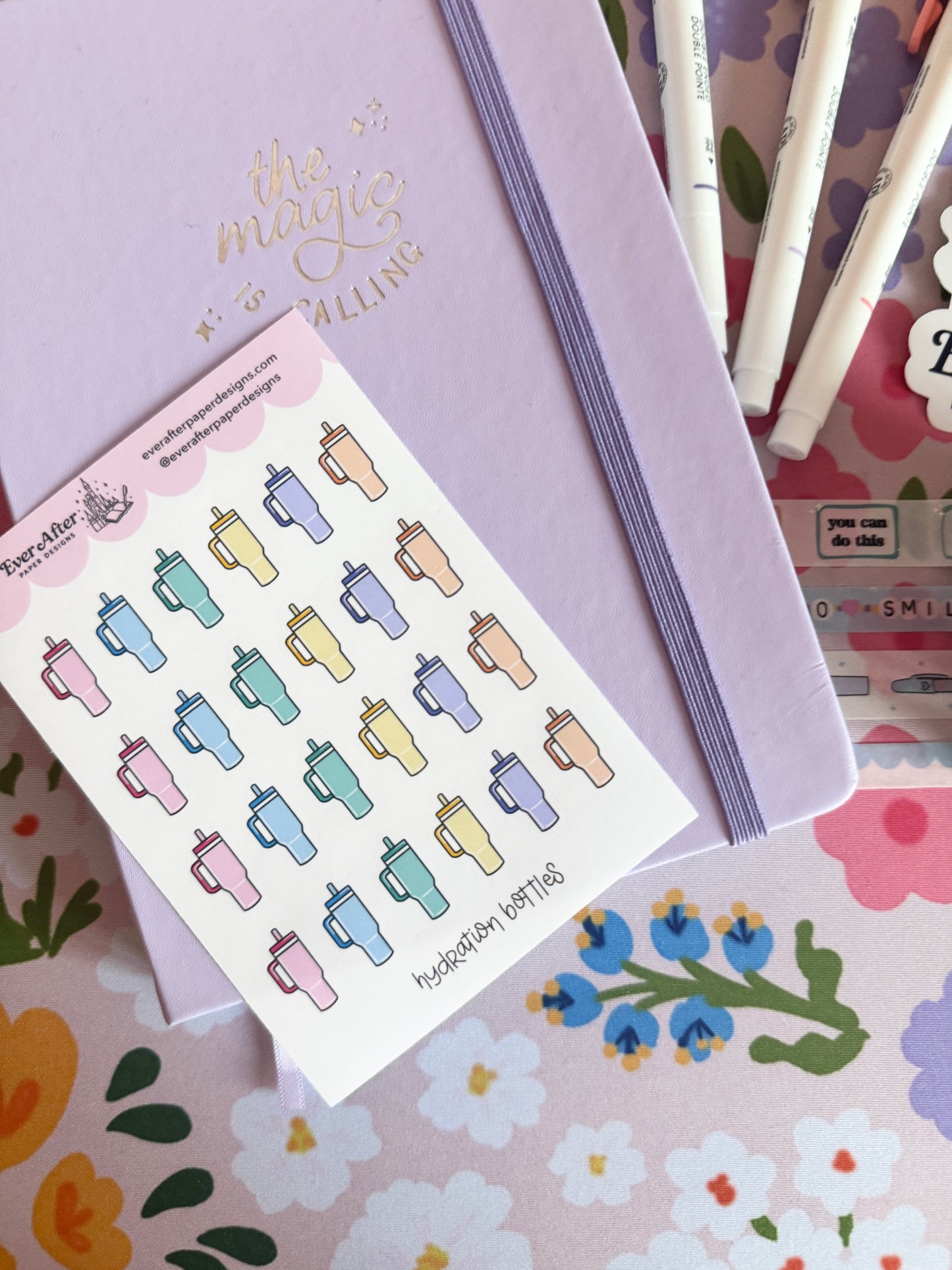 Hydration Bottles Sticker Sheet