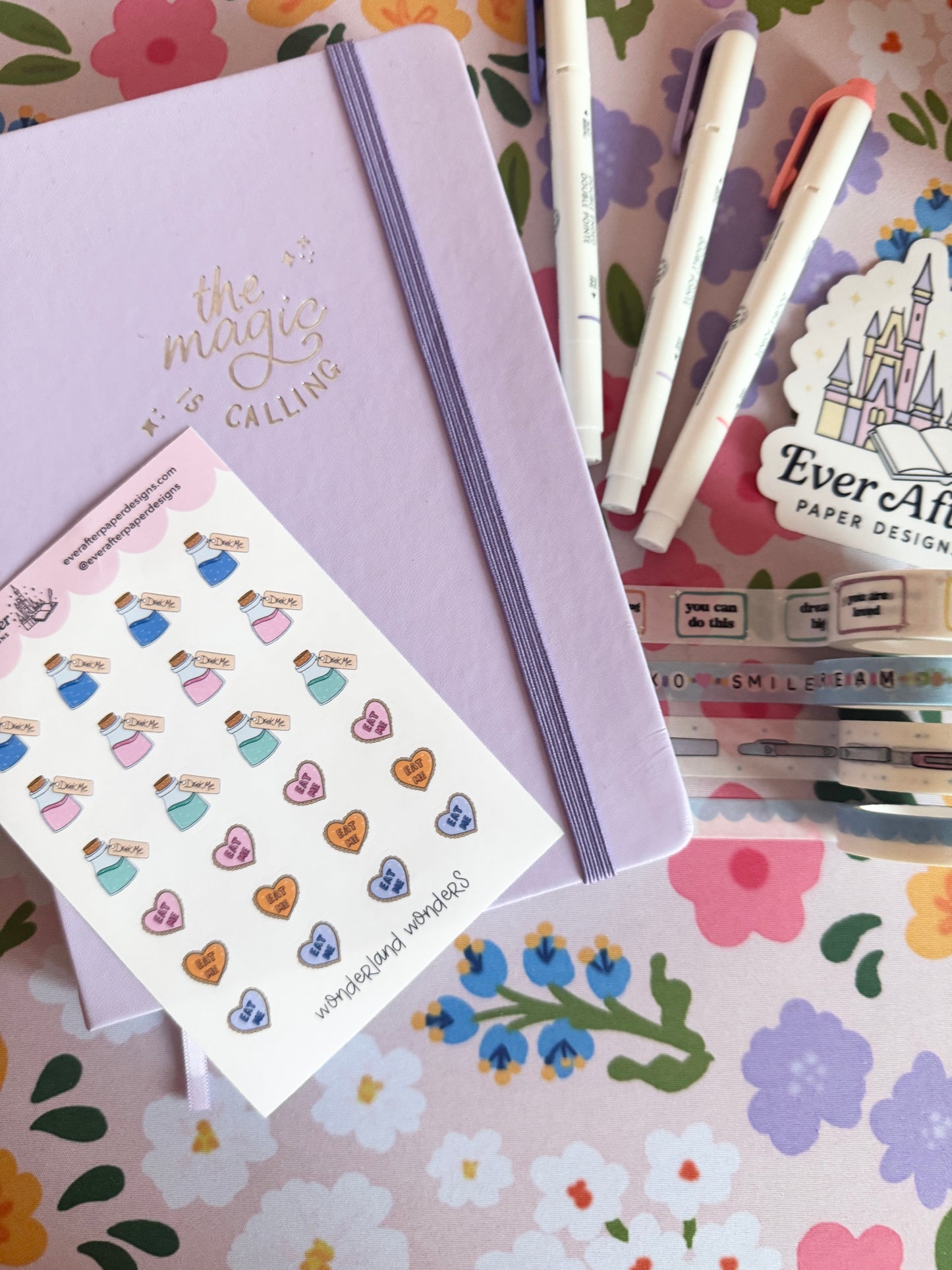 Wonderland Wonders Sticker Sheet