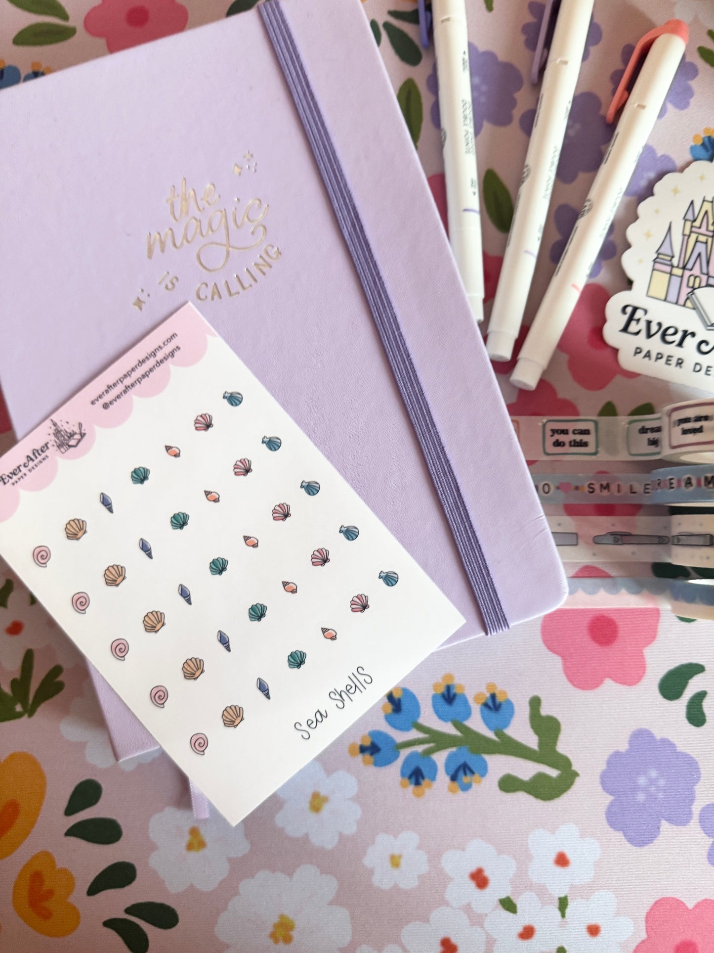 Sea Shells Sticker Sheet