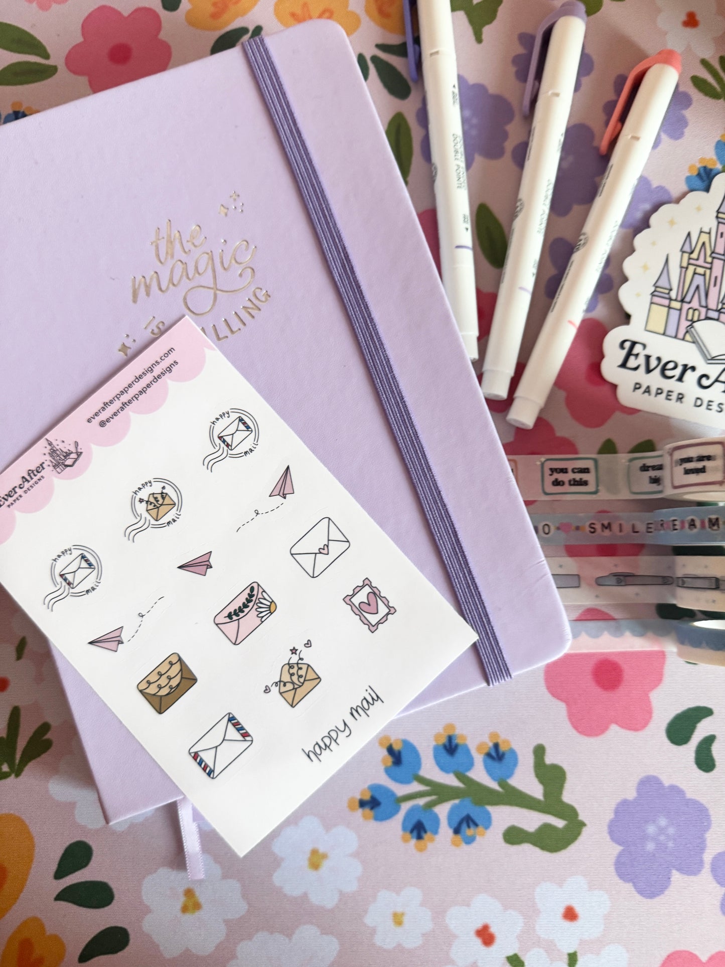 Happy Mail Sticker Sheet
