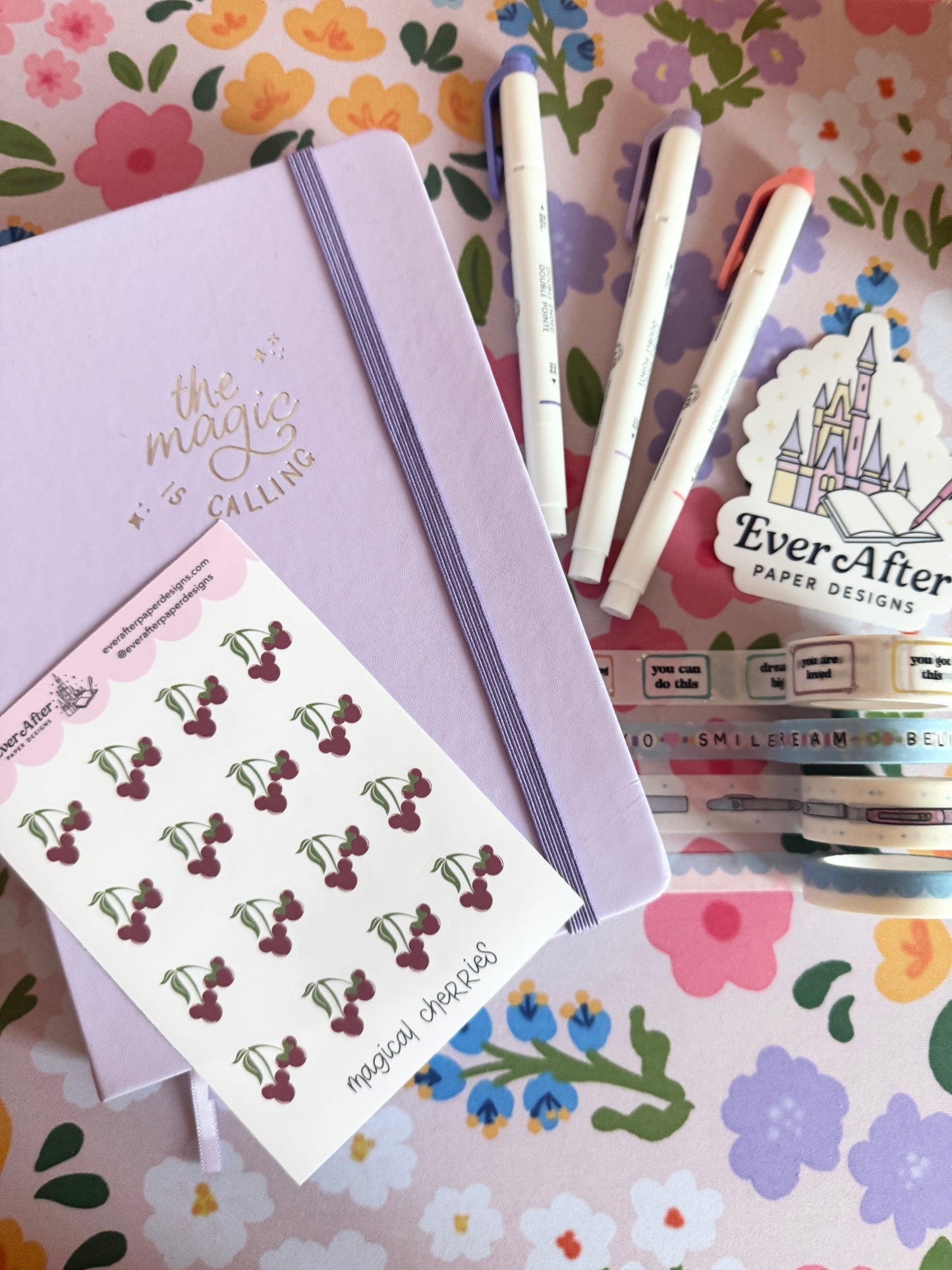 Magical Cherries Sticker Sheet