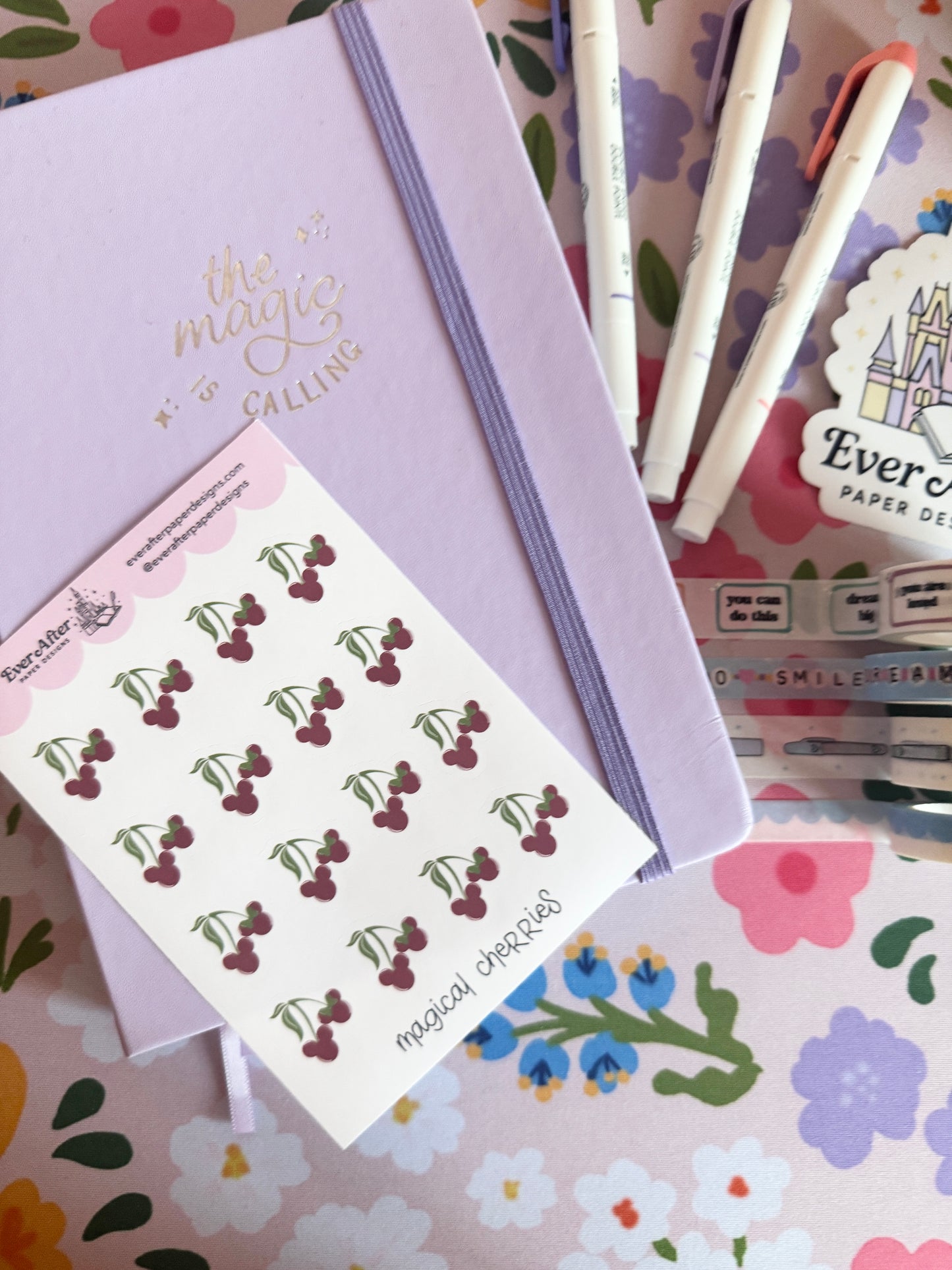 Magical Cherries Sticker Sheet