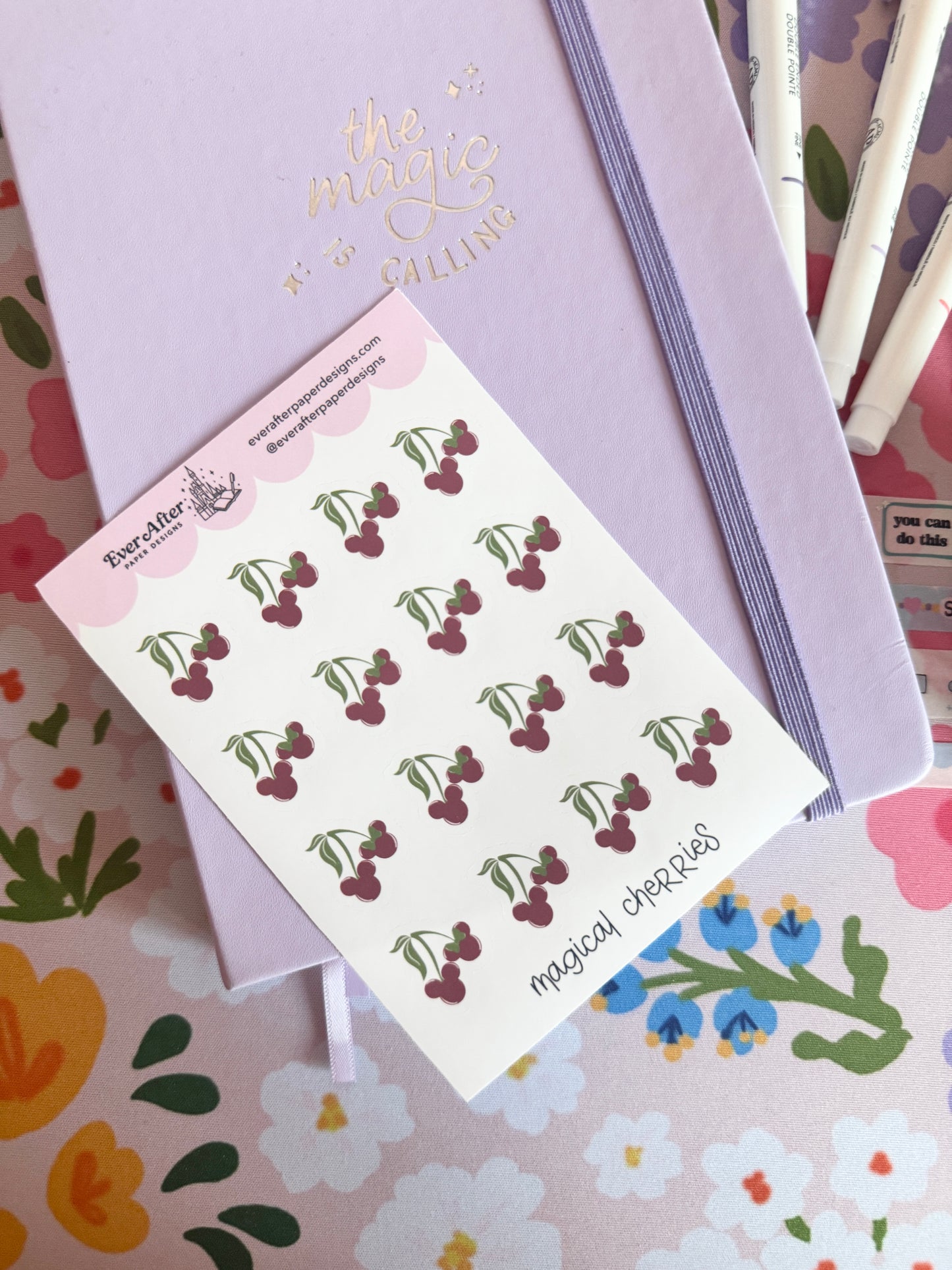 Magical Cherries Sticker Sheet