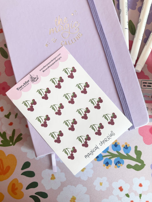 Magical Cherries Sticker Sheet