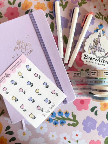 Spring Tulips Sticker Sheet