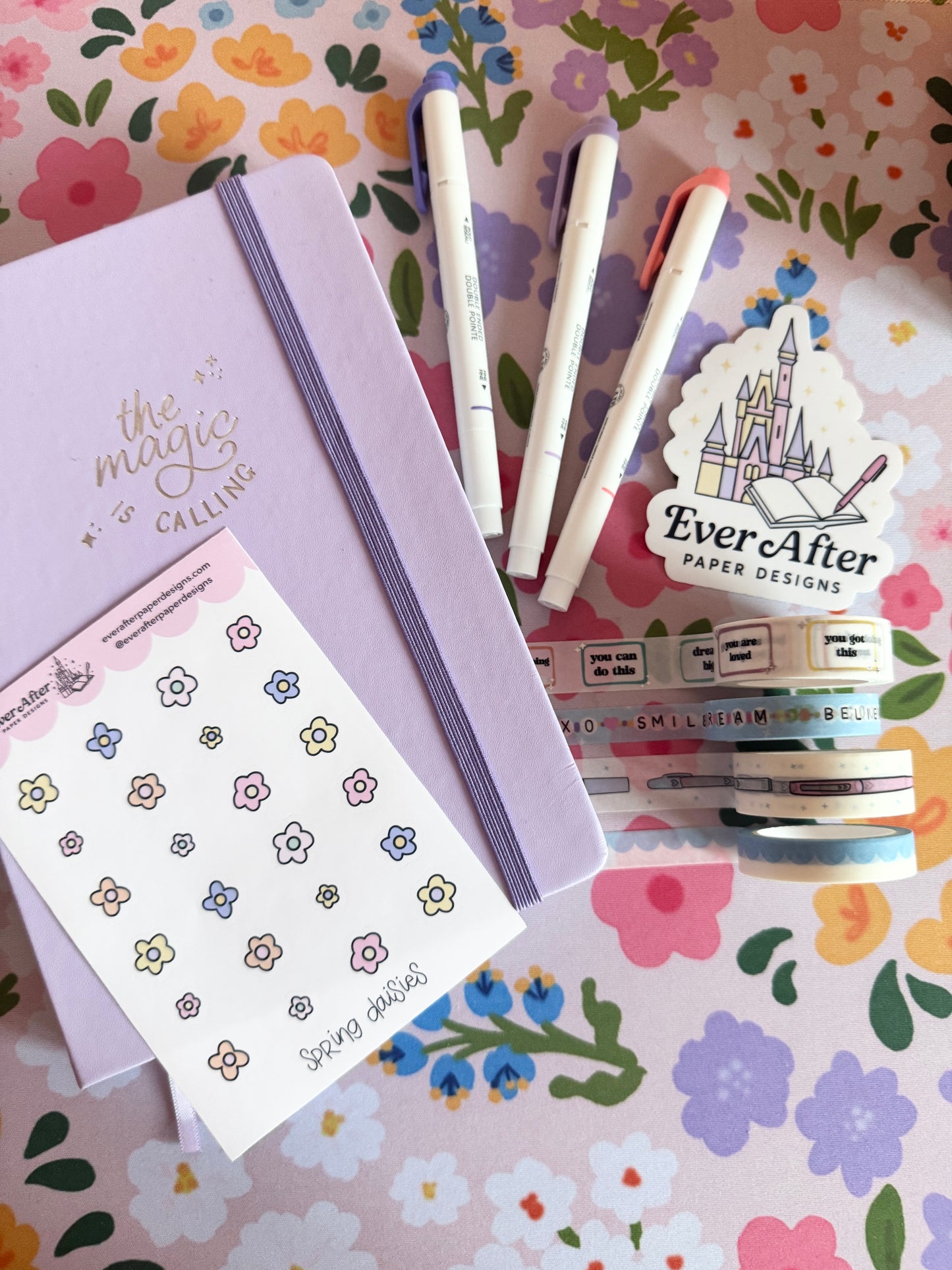 Spring Daisies Sticker Sheet